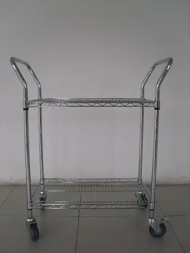 Stainless Stell Wire  Shelf Trolley